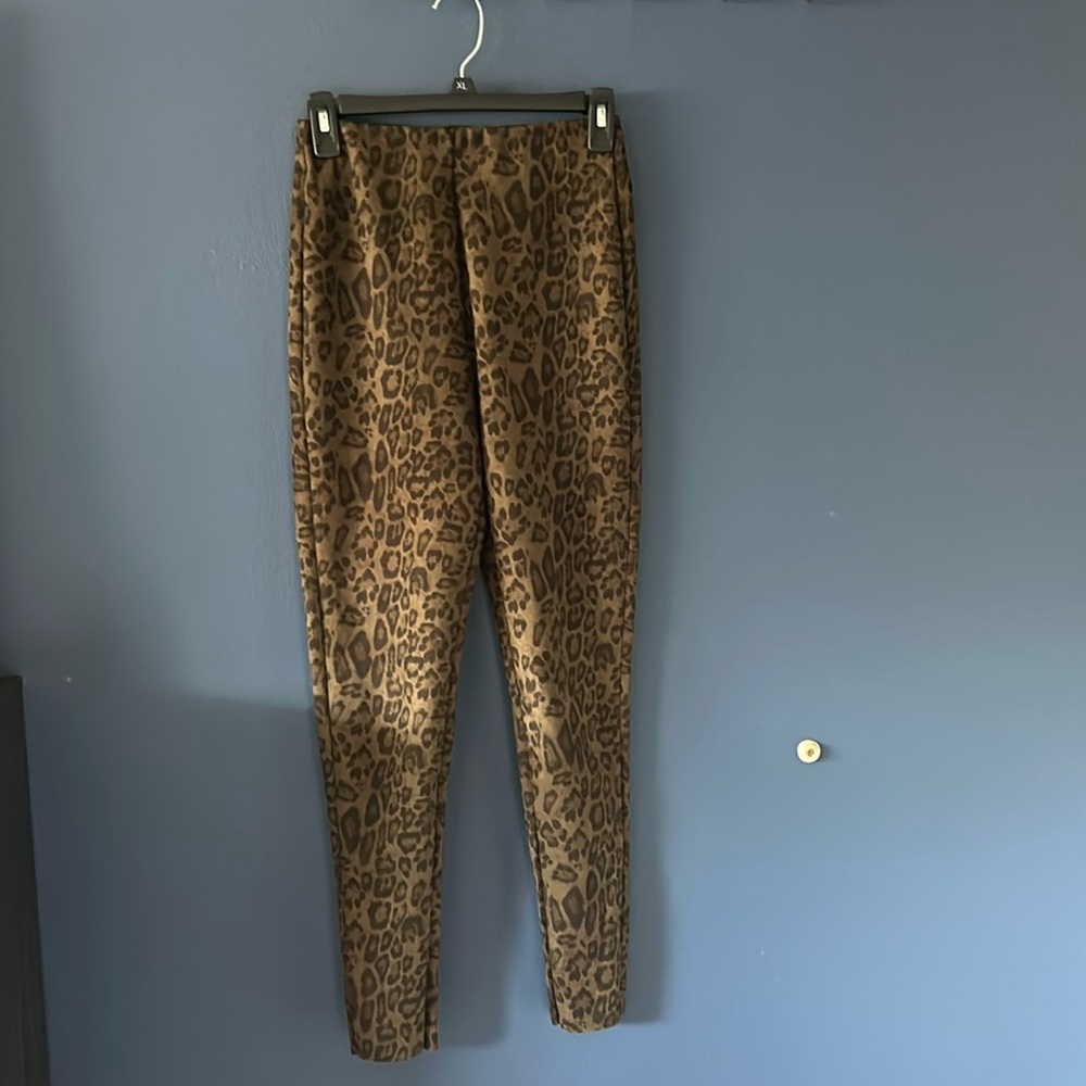 Zara Cheetah Print Pants - Skinny